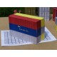 6 40 Voet containers in N (1:160) - set B - papieren bouwplaat