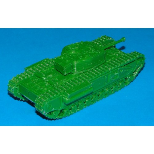 Britse Churchill tank in 1:100 (FoW) - 3D-print