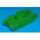 Britse Churchill tank in 1:87 (h0) - 3D-print