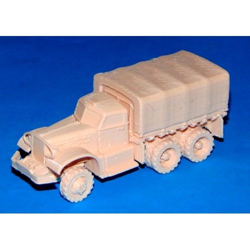 Amerikaanse Diamond T truck in 1:72 - 3D-print
