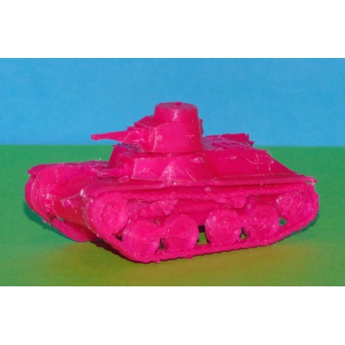 Japanse Ha-Go tank in 1:56 (28mm) - 3D-print