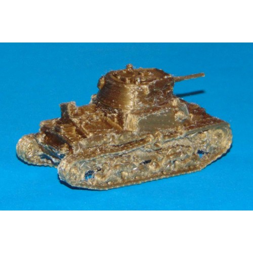 Italiaanse M13/40 tank in 1:100 (FoW)- 3D-print