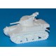 Amerikaanse M3 Stuart tank in 1:56 (28mm) - 3D print