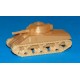 M4 Sherman tank in 1:100 - o.a. geschikt voor FoW - 3D-print