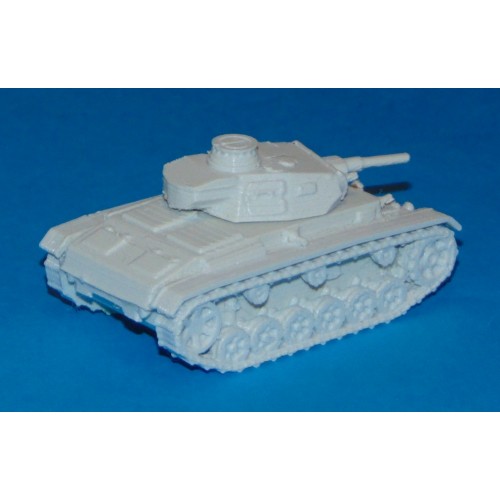Duitse Panzer III tank - vroeg - 3D-print in 1:87 (h0)