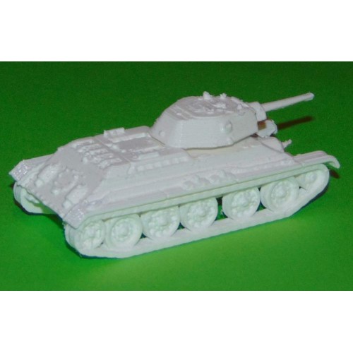 Sovjet T-34 tank - 1942 - vroeg - 3D-print in 1:87 |(h0)