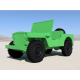 Jeep - 3D-geprint bouwpakket in 1:72