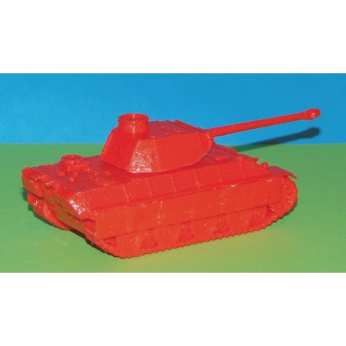 Duitse Panther tank in 1:72 - 3D-print