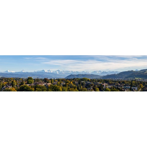 Alpen panorama - achtergrond decor modelbaan of diorama
