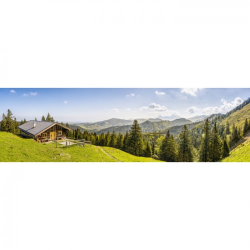Alpenlandschap - achtergrond decor modelbaan of diorama