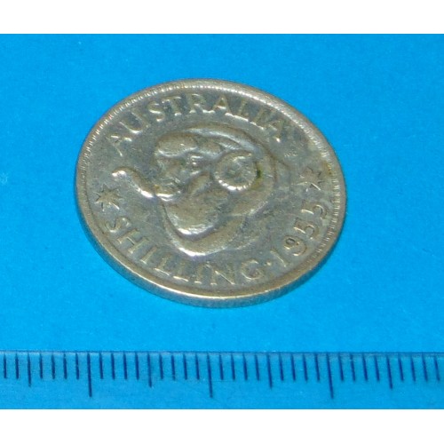 Australië - 1 shilling 1955 - zilver