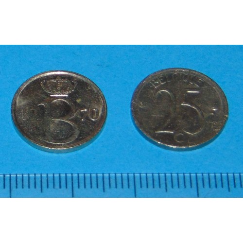 België - 25 centimes 1970F