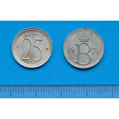 België - 25 centimes 1971F