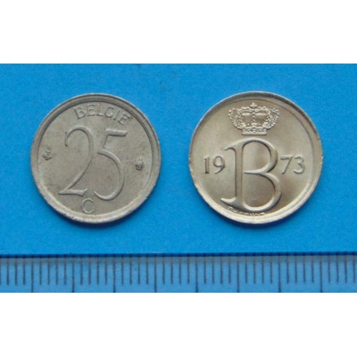 België - 25 centimes 1973N