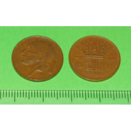 België - 50 centimes 1953F