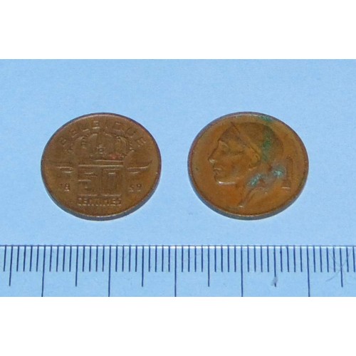 België - 50 centimes 1959F