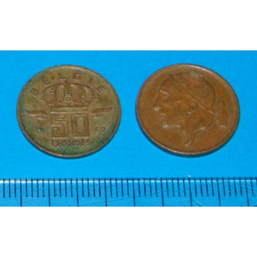 België - 50 centimes 1962N