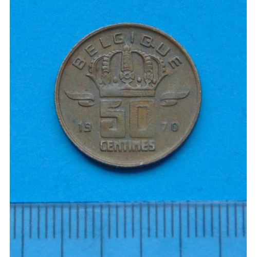 België - 50 centimes 1970F