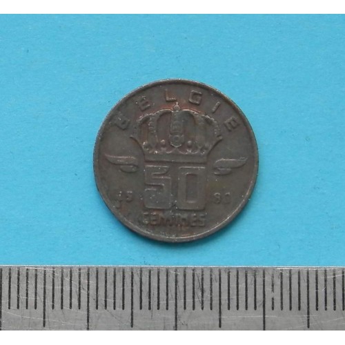 België - 50 centimes 1980N
