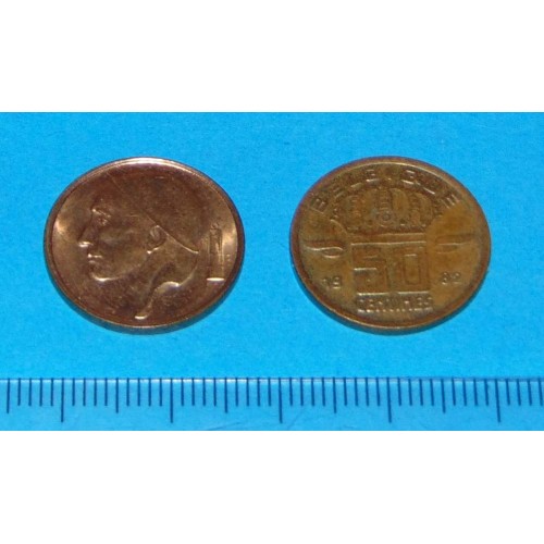 België - 50 centimes 1982F