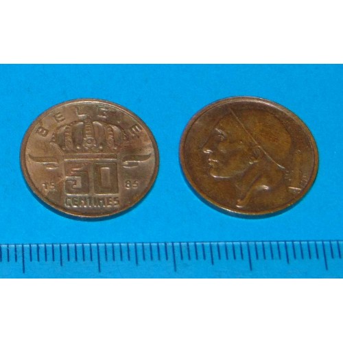 België - 50 centimes 1985N
