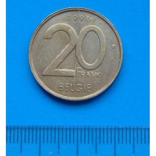 België - 20 frank 1996N
