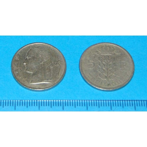 België - 5 frank 1949F