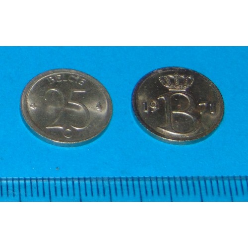 België - 25 centimes 1971N