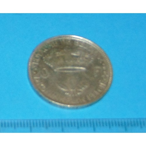 België - 20 frank 1935 - zilver