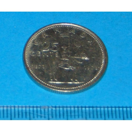 Canada - 25 cent 1973 - 100 jaar RCMP