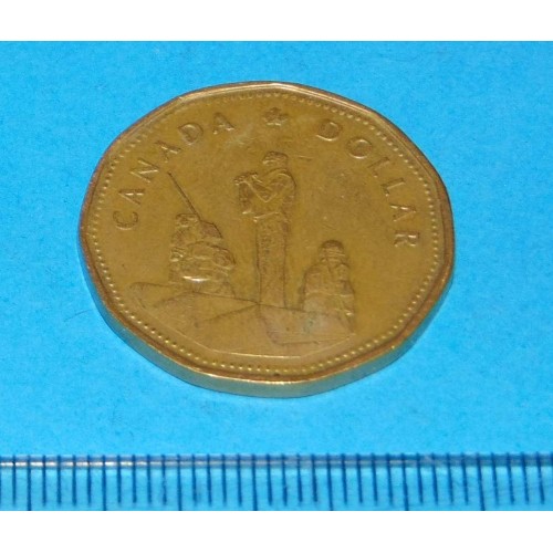 Canada - 1 dollar 1995 - peacekeeping monument