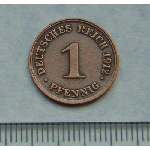 Duitsland - 1 pfennig 1912D