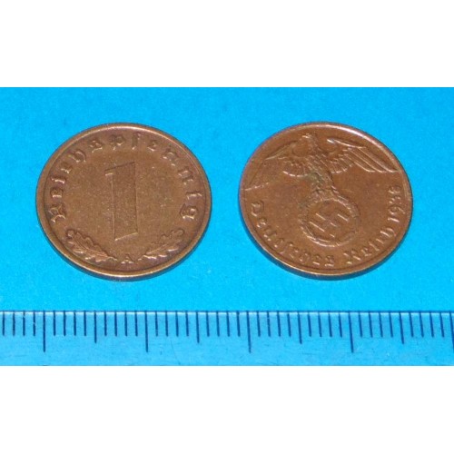 Duitsland - 1 pfennig 1938A