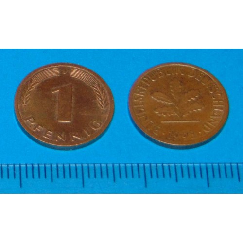 Duitsland - 1 pfennig 1993J