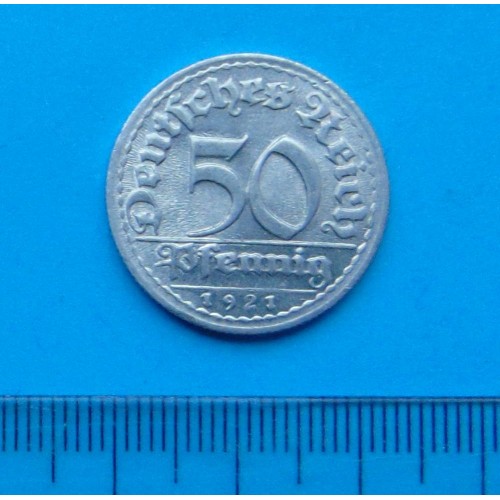 Duitsland - 50 pfennig 1921D