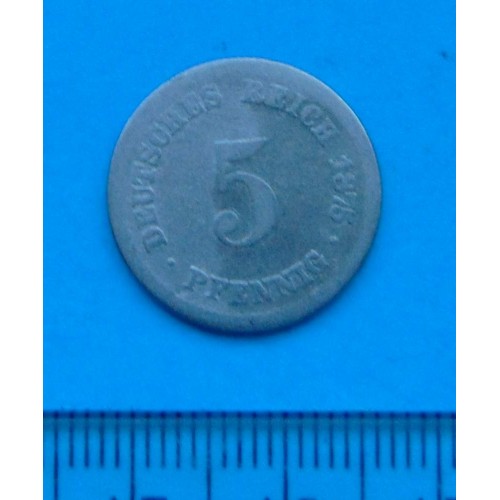 Duitsland - 5 pfennig 1875F