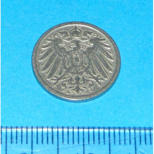 Duitsland - 5 pfennig 1899D