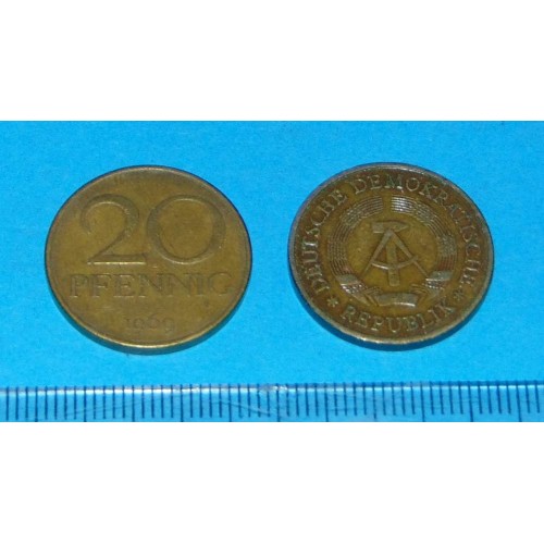DDR - 20 pfennig 1969