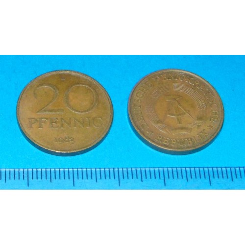 DDR - 20 pfennig 1983A