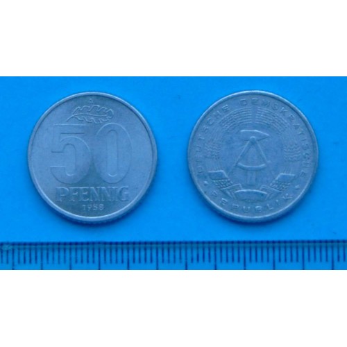 DDR - 50 pfennig 1958A