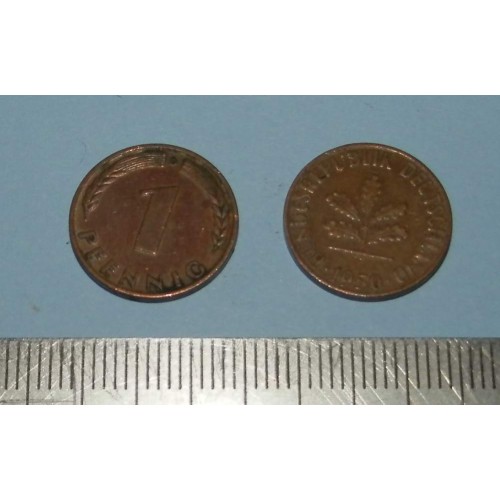 Duitsland - 1 pfennig 1950D