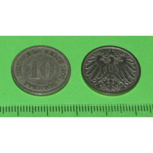 Duitsland - 10 pfennig 1900F