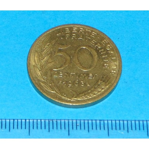 Frankrijk - 50 centimes 1963