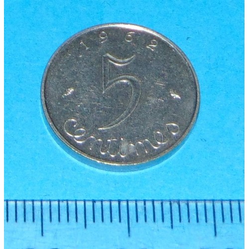 Frankrijk - 5 centimes 1962