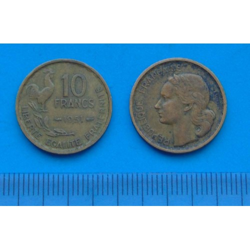 Frankrijk - 10 frank 1951