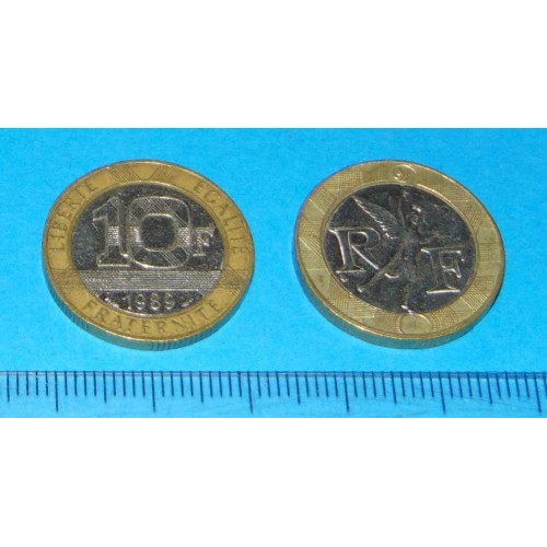 Frankrijk - 10 frank 1989