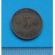 Finland - 5 penniä 1920