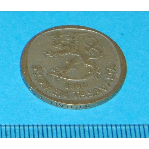 Finland - 1 markka 1966 - zilver