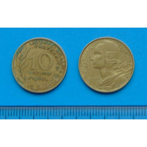Frankrijk - 10 centimes 1963