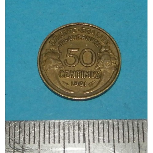 Frankrijk - 50 centimes 1931